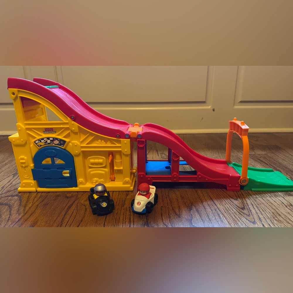 Fisher-Price Little People Race Track Playset - Multi-Color